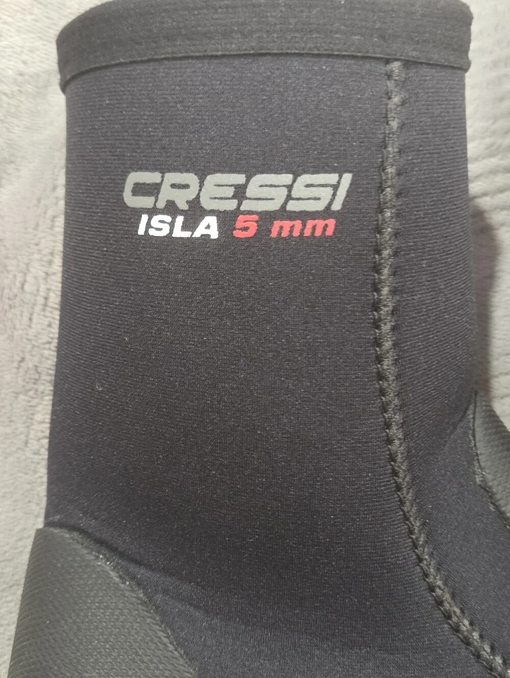 Cressi Isla 5mm Men's Black Neoprene Dive Boots